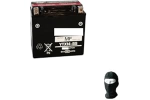 FARBROTHERSONLINE Compatible con BMW R GS Adventure (K51) 1200 2014-2018 BATERÍA YTX14-BS YUASA (SELLADA Completa Y Lista) BATERÍAS 12V / 12AH para Motocicleta Scooter ESPECIFICACIÓN 150X87X145MM