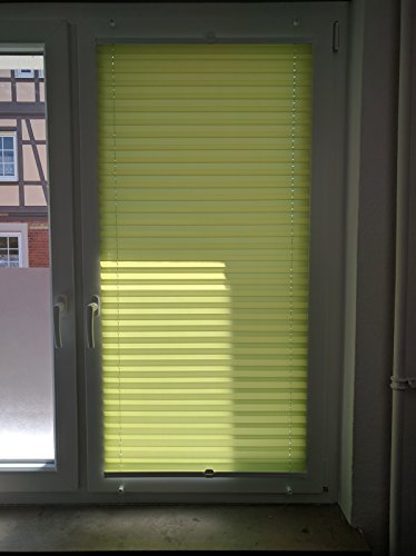 Plissee Klemmfix ohne Bohren 80×100 cm Grün - 6