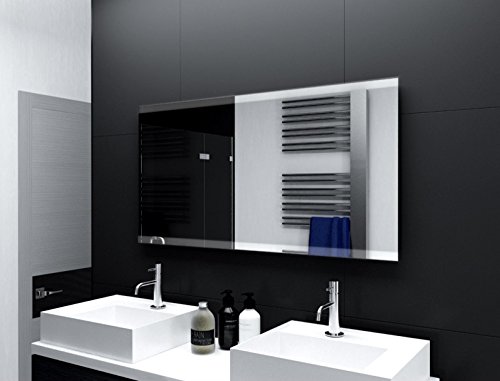 Badspiegel Designo MA2510 mit A++ LED Beleuchtung – (B) 60 cm x (H) 120 cm – Made in Germany – TIEFPREISGARANTIE Design 2017 Badezimmerspiegel Wandspiegel AKTIONSPREIS Lichtspiegel oben und unten beleuchtet Bad Licht Spiegel - 5