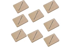 HS24STORE 8 x Raclettebrettchen Buche Brettchen