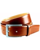 LINDENMANN Herrengürtel Aus Rindleder 35 Mm - Cognacfarbener Ledergürtel Mit Dornschließe