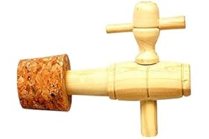 CHEVALIER DIFFUSION - Robinet Vinaigrier buis avec bouchon liège *