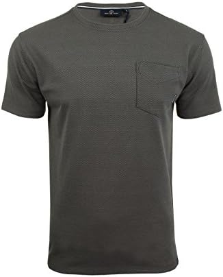 Duck and Cover Mens T-Shirt by Arington' Short Sleeved (Grey) XL