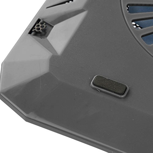 Luefter Kuehler Cooling Pad Stand Kuehler USB-Kabel Fuer Laptop-PC Notebook Schwarz - 5