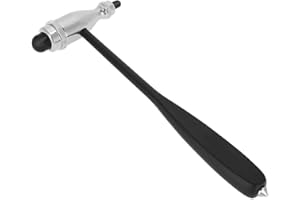 FYEARFLY Neurologischer Reflexhammer, Neuro Reflexhammer mit Doppel Kunststoffkopf, Medizinischer neurologischer Hammer Humanisierter diagnostischer Percussion Muskel Reflexhammer Gesundheitsversorgung