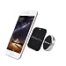 Produktbild MOUTIK®Universal Mobile Magnet Auto Handyhalterung Runde Flache Magnetische Armaturenbrett Smartphone Halterung für iPhone 7 7Plus 6S 6 Plus,für Samsung Galaxy S8 S7 Silber