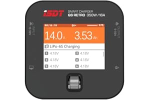 ISDT Q6 Retro 350W 16A Netzteil Lipo Akku Batterie Balance Ladegerät Entlader Smart Digital Ladegerät für RC 2-6S Li-Po Li-Hv Li-Ion Li-Fe NiMH NI-Cd Pb