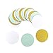 Price comparison product image JUTOO Glitter Circle Polka Dots Garland Banner Bunting Party Decor Pink White And Gold