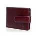 Produktbild OPTEXX Kartenetui RFID Ausweis-etui Herren/Damen mit RFID Schutz TÜV geprüft & zerifiziert  George Bordeaux aus Vegi Leder  Personal-ausweis Hülle  Kredit-karten Etui