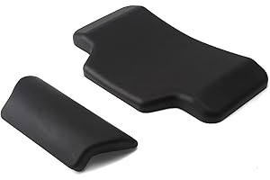 JADESHAY Motorcycle Rear Trunk Backrest, Motorcycle Universal Top Box Back Cushion, Universal Trunk Protection Pad Backrest Polyurethane with Self Adhesive (Ordinary Style) Black