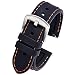 Produktbild Pbcode Weich 22mm Uhrenarmband Silikon Schnellverschluss Wasserfest Schwarz Orange