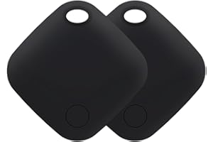 TAICHAEU 2er Pack Schlüsselfinder Key Finder - Smart Tracker Tag Kompatibel mit Apple Wo ist? APP (iOS NUR, Android Nicht unterstützt), Bluetooth KeyFinder für Gepäck/Koffer/Taschen, Austauschbarer Akku