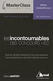 voir fiche du livre Les incontournables des concours HEC : Voie scientifique