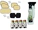 Auto Pearl - Combo Of - Car,Bike Air Alert Tire Valve Cap , Chipkoo Sun Shade Curtain Beige Set of 6 And Dash Board Polish White RS.1253.00