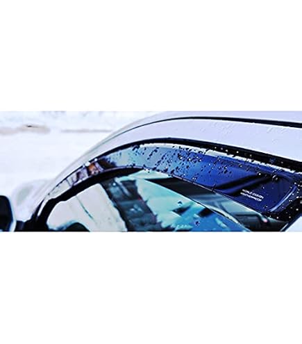 Déflecteurs Avant Fumés Pour Toyota Corolla E12 (2002-2007) – Paire Intérieure – Installation Facile