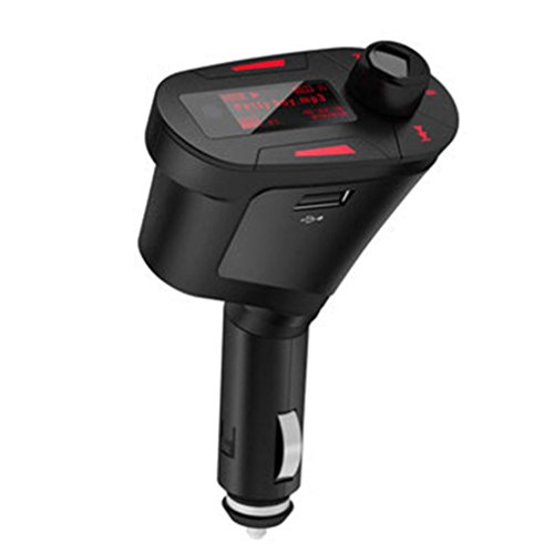 Webla(TM) Car MP3 Player FM Transmitter Bluetooth Handsfree Car Kit Wireless Radio Audio Adapter USB Charger With Remote Controller(A)