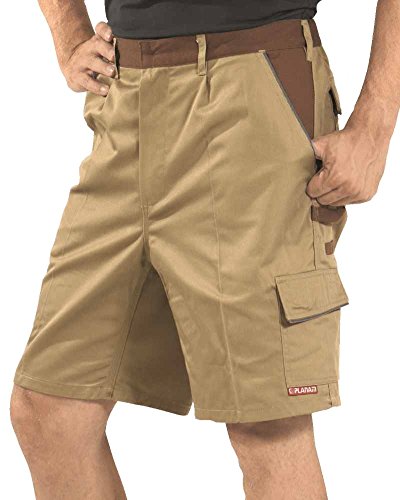 2374 Planam Shorts Highline beige/braun/zink, Größentabelle s. Produktbeschreibung