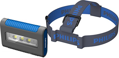 Philips LPL38X1 Kompakte LED-Arbeits- und Stirnlampe RCH6 mit Akku - 2