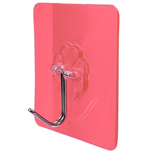 TankerStreet 5pcs Klebehaken Hochleistungs für Kleidung über Tür (15kg MAX.), Klebrige Wandhaken zum Aufhängen Extra Starke, Badezimmer Küche Tür Kleider Haken für Utensilien Tee Tuch Selbstklebende Kleiderbügel Klar Wasserdicht Wiederverwendbar - 9
