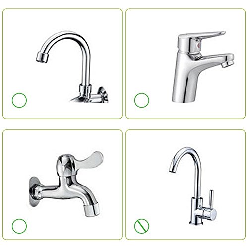 Schönes Leben* 3 Stück Wasserhahn Extender Hahn Extender für Kinder Baby Hände waschen Badezimmer Waschbecken Blatt-Art Sink Stil - 5
