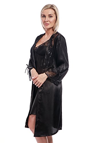 Satin Chemise Nightgown Robe Chemise Amazon BellisMira Satin