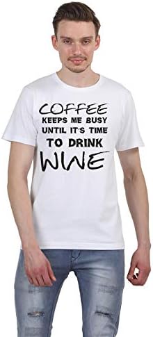 Ruffy-Coffee T Shirt. Wine Shirt.- Men's Cotton T Shirt