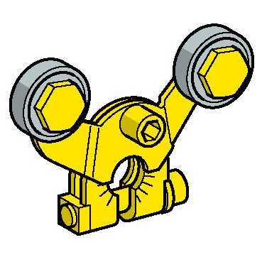 Preisvergleich Produktbild Schneider ZC2JY715 ZC2J-Positionsschalterkopfh, Gabelhebel mit Kunststoffrollen (1 Bahn), 10-120 Grad C