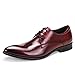 Produktbild Herrenschuhe, Männer mit Zehen Formal Business Schuhe, Leder-Luxus-Herren-Dress Schuhe Slip auf Hochzeitsschuhen,A,39