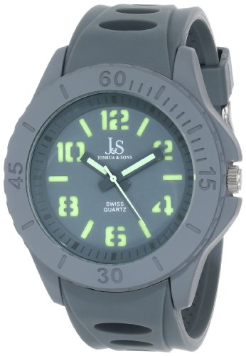Joshua & Sons JS-37-GY - Orologio da polso da uomo