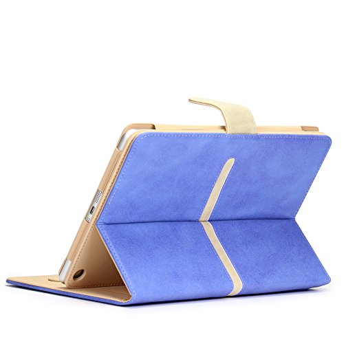 iPad Air 2 [2014 Version-6.Generation] Hülle Original Urcover® [DEUTSCHER FACHHANDEL] Smart Cover Schutzhülle Case Etui mit Sleep/Wake Funktion ?? Zubehör | Blau - 3