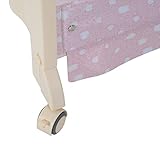 Homcom® Baby Wickeltisch Wickelkommode mit Badewanne Wickelauflage Mobil (Rosa) - 9