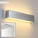 LED STRAHLER: Diese Wandstrahler wird durch sein schlichtes, geradliniges Design sehr modern und futuristisch. Er ist mit fest installierten Leuchtmitteln ausgestattet.