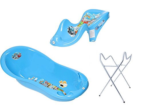 Babybadewanne + Ständer + Badesitz 102cm