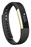 Fitbit Special Edition Alta Fitness-Armband, Schwarz/Gold, L