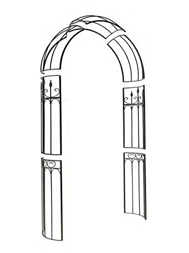 Dehner Rosenbogen Alina, ca. 233 x 132 x 38 cm, Metall, schwarz - 2