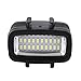 Produktbild 30M Wasserdichtes Unterwasservideolicht Kameratauchlicht für Gopro, bewegliches Design, Energieeinsparung und Umweltschutz, 20pcs LED Glühlampe, Schwarz.