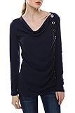 Arshiner Schwangerschaft Umstandsbluse mit knopfleiste Cowl Neck Langarm Tunika Shirt - 5