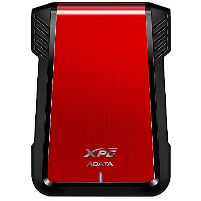 ADATA EX500 Boîtier disque dur/SSD 2.5/3.5" Noir, Rouge - boites de stockage (2.5/3.5", Série ATA III, 7,9.5 mm, 3.0 (3.1 Gen 1), Boîtier disque dur/SSD, Noir, Rouge)