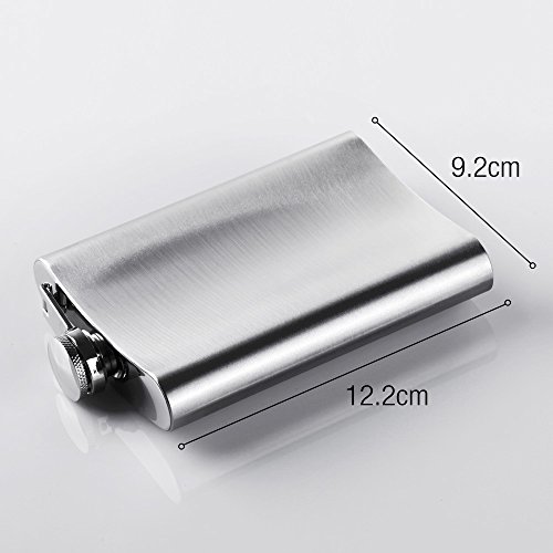 Anpro Edelstahl Flachmann und Trichter Set, 8 oz. 227ml - 6