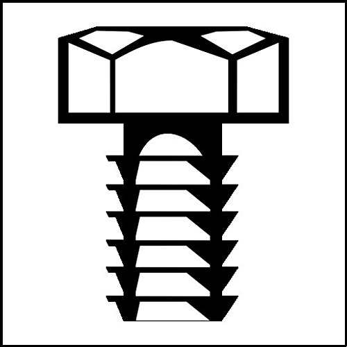Connex 10 Sechskantschrauben im Set, 10 x 110 mm mit Muttern, Federringen und Karosseriescheiben, verzinkt, B30019 - 5