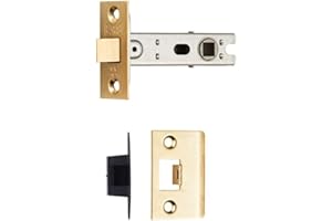 CARLISLE BRASS 76MM CE B/T TUBULAR MORTICE LATCH SQUARE EB