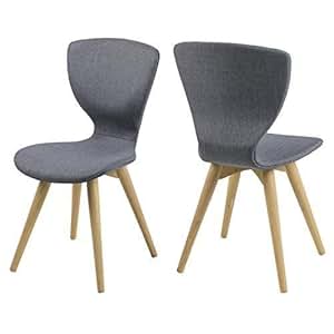 lounge-zone 2er Set Esszimmerstuhl Stuhl Konferenzstuhl GONGI