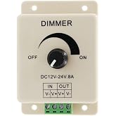 TLS Robotic Led Dimmer DC 12V 24V 8A Adjustable Brightness Control