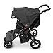 Out n About Little Nipper Double Stroller Jet Black