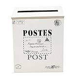 El buzón de metal es ideal para recibir correos, facturas, revistas, etc. También puede usarse como decoración para el edificio.