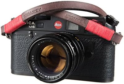 Bronkey Tokyo 102 (95 cm) - Leather Camera Shoulder Neck Strap Universal rings connection for Sony, Fuji, Leica, Pentax, Etc.