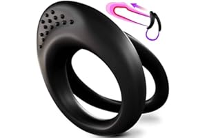 CLASSOO Anillo péné Masculino Ajustable Fuerte Traje Anillo Masculino Anillo los Silicona Incrementar CọckRịng Derecho Silicona Orgánico Necesario Tres Hómbre Enlaces Plastico los Y -WA1