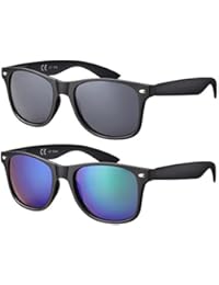 La Optica Original UV400 CAT 3 CE Unisex Sonnenbrille - Farben, Einzel-/Doppelpacks, Verspiegelt