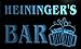 Produktbild w046975-b HEININGER Name Home Bar Pub Beer Mugs Cheers Neon Light Sign Barlicht Neonlicht Lichtwerbung