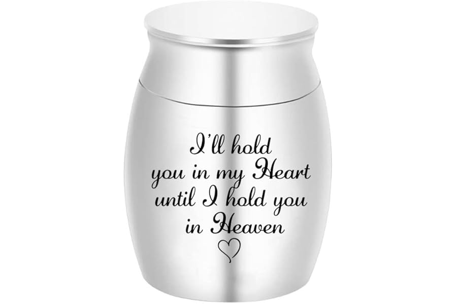 Small Urns Mini Cremation Human Ashes Holder Stainless Steel Memorial Keepsake Ash Funeral Urn for Pet Small Ashes Urns for dog pet